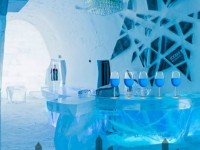 Modern Ice Hotel Escape