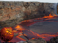 Rescue a Family from Volcano